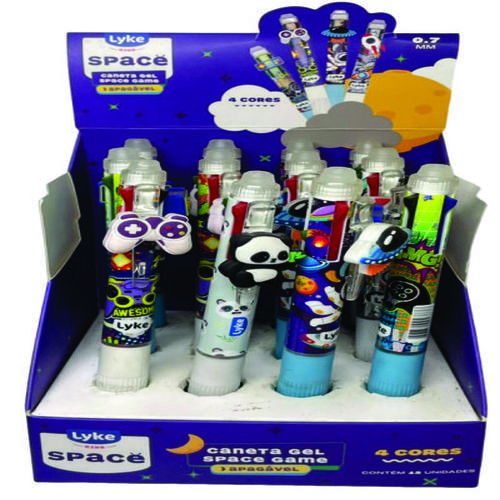 CANETA ESF.APAGAVEL 4X1 SPACE LYKE C/12