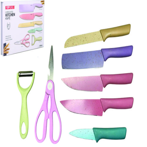 CJ.FACAS DE COZINHA COMPLETO NA CX