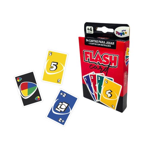 CARTAS-JOGO FLASH 4CORES 6338