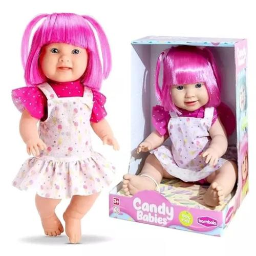 BONECA CANDY BABIES PINK BAMBOLA 796