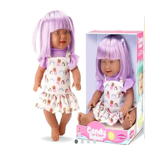 BONECA CANDY BABIES LILAS BAMBOLA 797