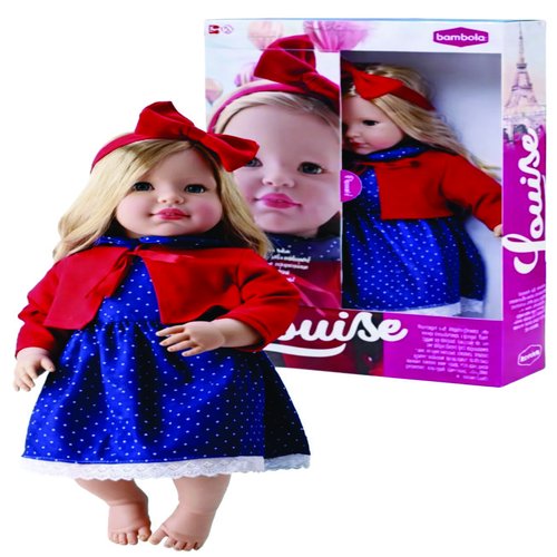 BONECA LOUISE MENINA BAMBOLA 642
