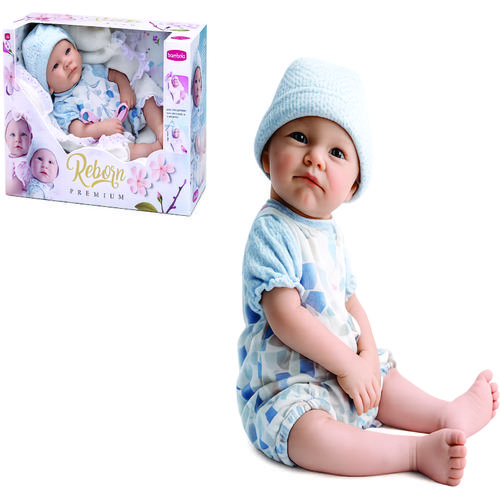 BONECA REBORN PREMIUM MENINO BAMBOLA 889