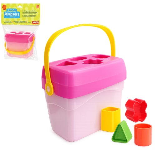 BALDINHO DE ATIVIDADES FORMAS ROSA 830