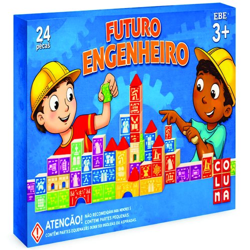FUTURO ENGENHEIRO 24 PCS - MADEIRA UNICA