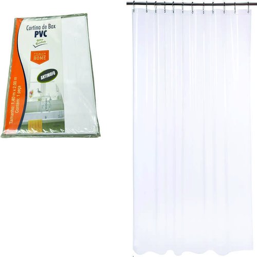 CORTINA DE BOX PVC 3D ANTIMOFO 1,4X2,0MT