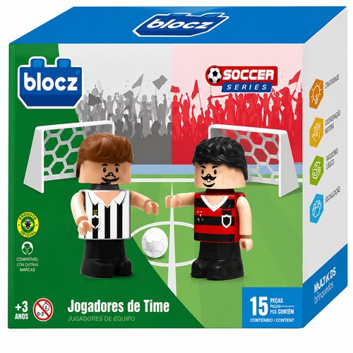 BRINQ.MONTAR JOGADORES DE TIME 8338