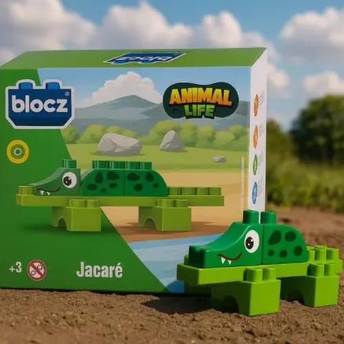 BRINQ.MONTAR JACARE 8365