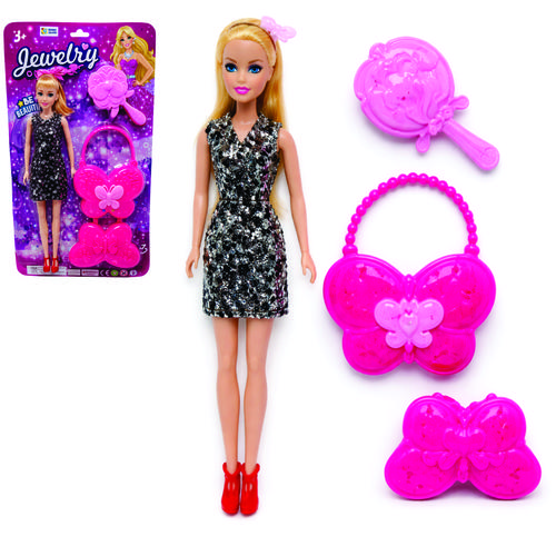 BONECA PRETTY GIRLS ACESSORIOS MS-6465