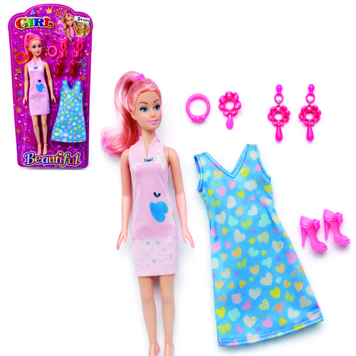 BONECA PRETTY GIRL CARTELA MS-4218
