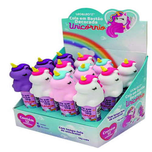 COLA BASTAO DECORADA UNICORNIO 10GRAMAS 