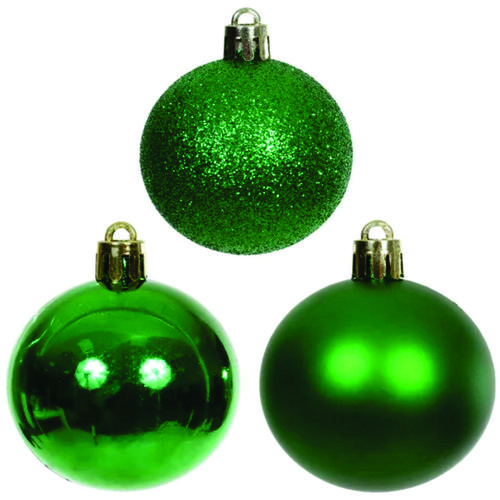 TUBO C/12 BOLA NATAL VERD 07CM 2504413-5