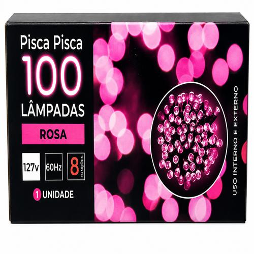 PISCA 100LAMP LED ROSA 9M 127V RO1001