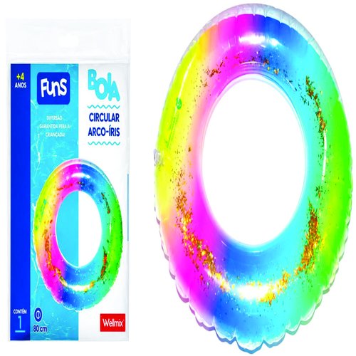 BOIA INF.CIRCULAR CONFETES 55CM WS7811