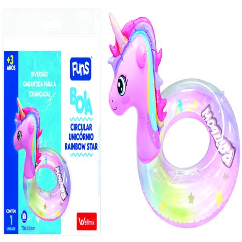 BOIA INF.CIRC.UNICORNIO 70X60CM WS21687
