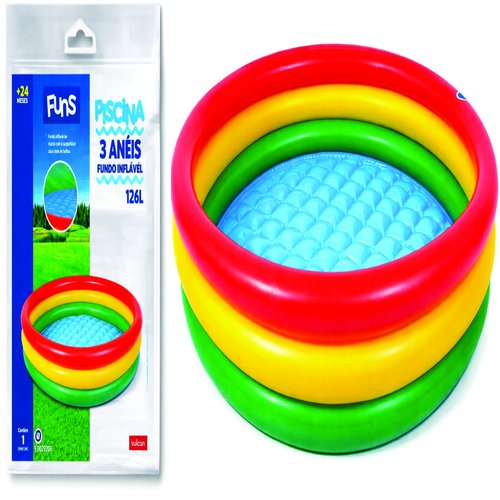 PISCINA INF.C/3 ANEIS  126L WS17218