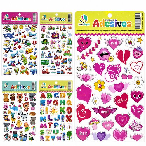 CARTELA DE ADESIVOS HD46212 