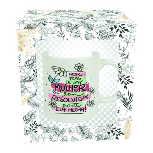CANECA CERAMICA MULHERES NA CAIXA PRESEN