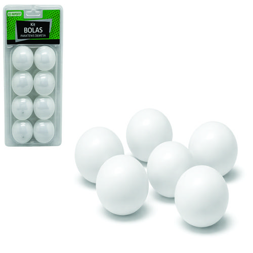 KIT BOLAS P/TENIS DE MESA C/6 4CM IF0211