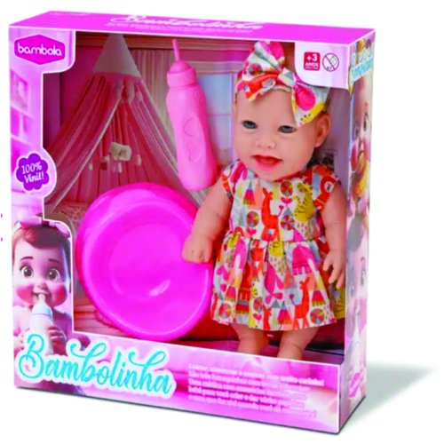 BONECA BAMBOLINHA COLECAO FAZ XIXI 933
