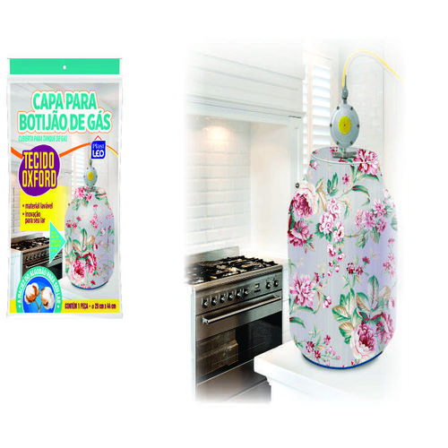 CAPA DE BOTIJAO OXFORD - FLORAL 220F