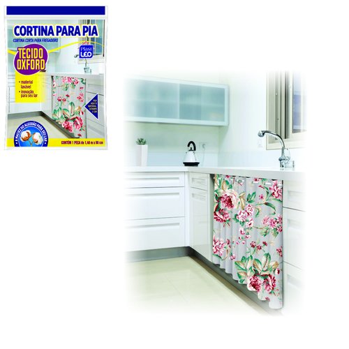 CORTINA DE PIA OXFORD - FLORAL 221F