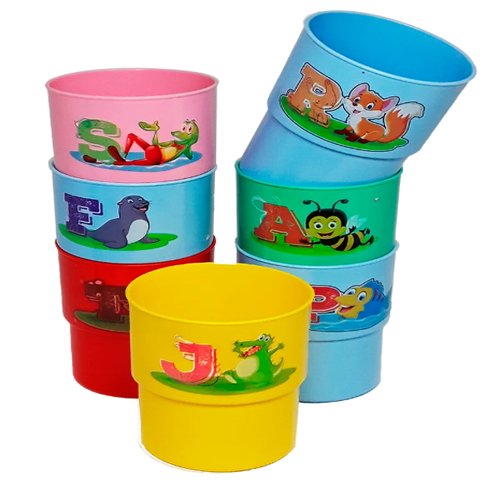 COPO INFANTIL 230ML ALFABETO