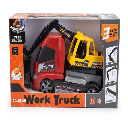 COLECAO WORK TRUCK ESCAVADEIRA 617