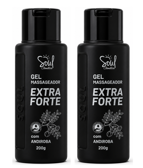 GEL MASSAGEADOR EXTRA FORTE 200G SOUL