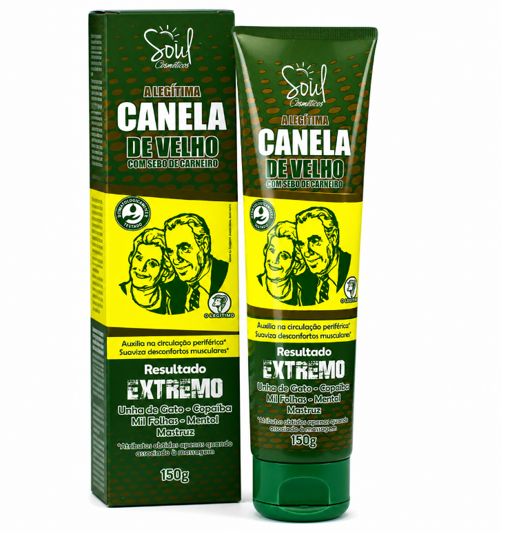 POMADA MASSAGEADORA CANELA DE VELHO 150G