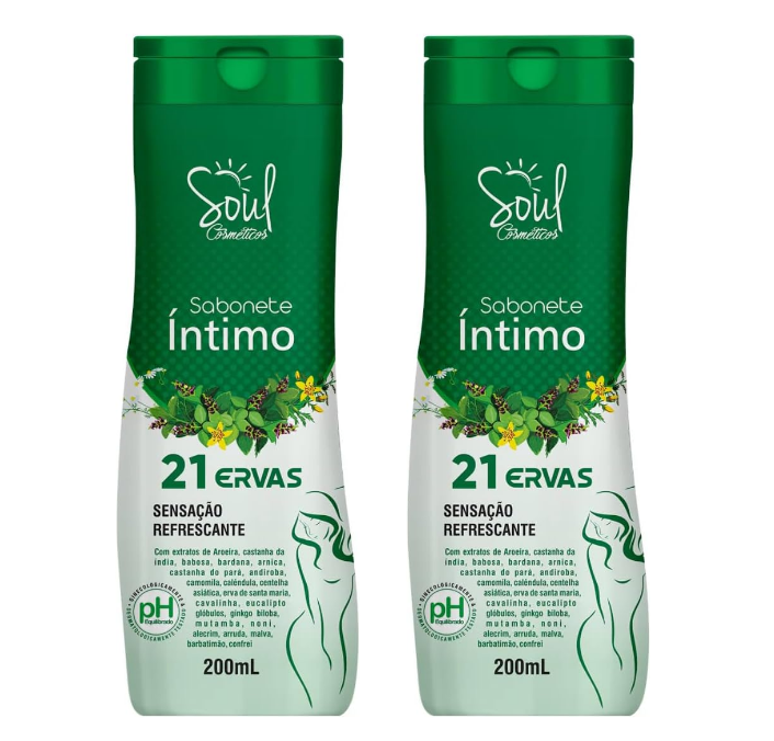 SABONETE INTIMO 21 ERVAS 200ML