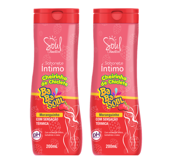 SABONETE INTIMO BAB. MORANGUINHO 200ML