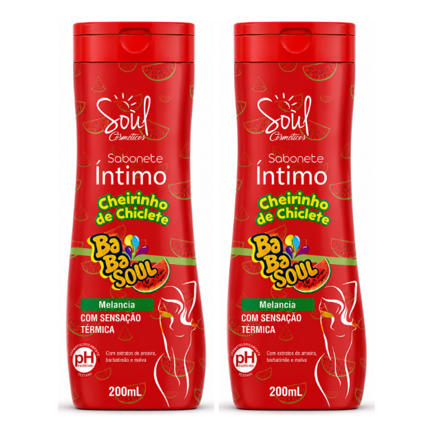 SABONETE INTIMO BABASOUL MELANCIA 200ML