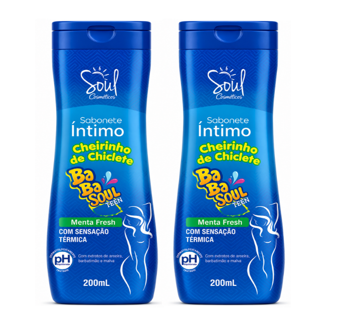 SABONETE INTIMO BABASOUL MENTA 200ML
