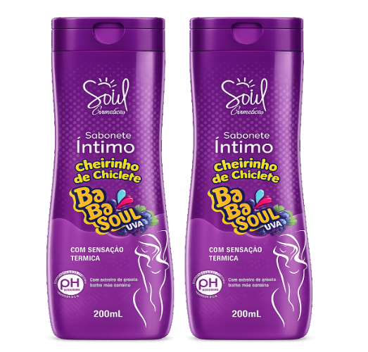 SABONETE INTIMO BABASOUL UVA 200ML