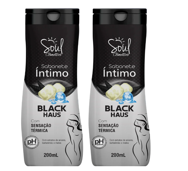 SABONETE INTIMO BLACK HAUS 200ML