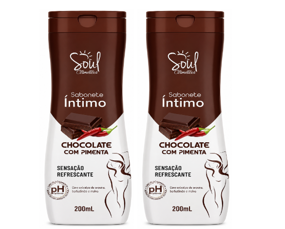 SABONETE INTIMO CHOCOLATE C/ PIMENTA 200