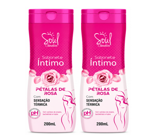 SABONETE INTIMO PETALAS DE ROSA 200ML