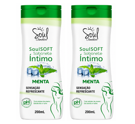 SABONETE INTIMO SOULSOFT MENTA 200ML