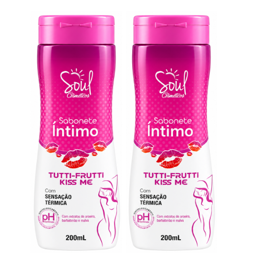 SABONETE INTIMO TUTTI-FRUTTI KISS ME 200