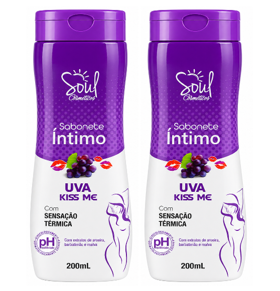 SABONETE INTIMO UVA KISS ME 200ML